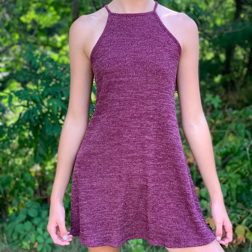 American eagle dark purple dress